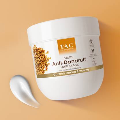 TAC - The Ayurveda Co. Methi & Amla Anti-Dandruff Hair Mask - Controls Hair Fall for Dry & Frizzy Hair
