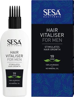 SESA Ayurvedic Hair Vitaliser (Oil) for Men for Hair Growth and Hair Fall Control