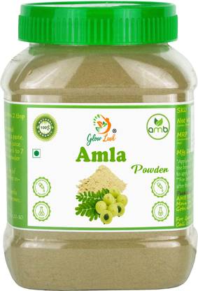 Glow Lush 100% Pure Amla Powder for Hair, Face| Indian Gooseberry