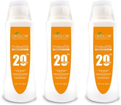 OXYGLOW Herbals Developer 6% 250 ml (Pack of 3)