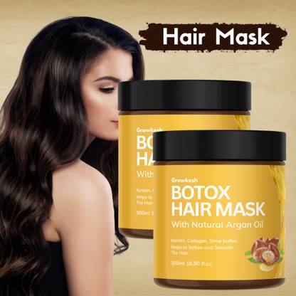 Growkesh Botox Damage Recovery Hair Mask For Hair Straightening & Shiny Hair Spa Cream