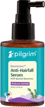 Pilgrim RootActive Hairfall Serum with Spanish Rosemary, Caffeine & Biotin