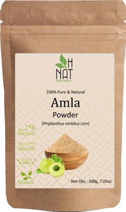 H NAT Amla Powder For Hair Care & Anti Aging Effects (100% Natural)