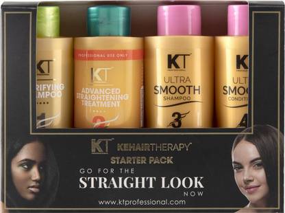KEHAIRTHERAPY Home Keratin Advanced Straightening Starter Kit