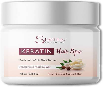 Ston Plus Keratin Hair Spa – Deep Nourishment & Smoothening Cream |
