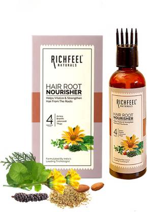 RICHFEEL Hair Root Nourisher/Tonic|Hair Fall Control|Hair Growth Treatment|80 ml
