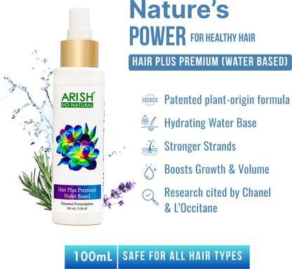 ARISH BIO-NATURAL Hair Plus Premium Water Based