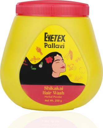Eyetex Pallavi Herbal Hair Wash Powder, Deep Conditioning, Enriched with Shikakai, Amla