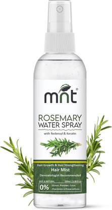 MNT Rosemary Water Spray for Hair Growth and Healthy Scalp | Rosemary Hydrosol/Mist