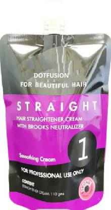 डॉटफ्यूजन HAIR SMOOTHENING STRAIGHTENING CREAM WITH NUTRILIZER