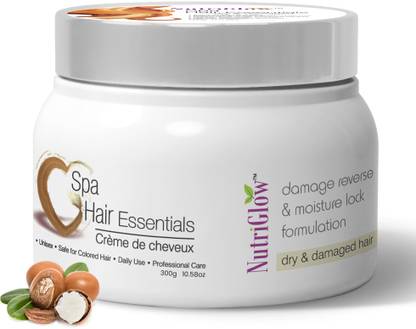 NutriGlow Spa Cream for Dry & Damaged Hair with Moisture Lock Formulation