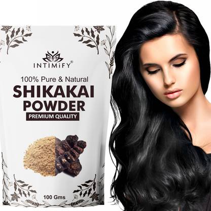 INTIMIFY Shikakai Powder For Hair Wash, With No Artificial Colour & Additives