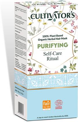 Cultivator's Organic Herbal Purfying Hair Mask, For Cleansing Scalp Deeply - Natural Purifier