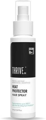 ThriveCo Heat Protector Hair Spray for Heat Protection Upto 480�F with Hydration & Shine
