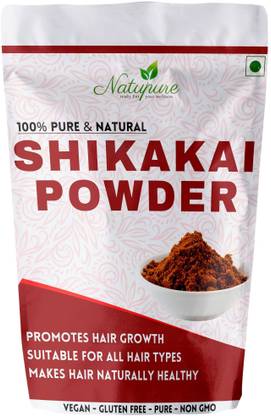 Natupure Organic Shikakai Powder for Hair Growth