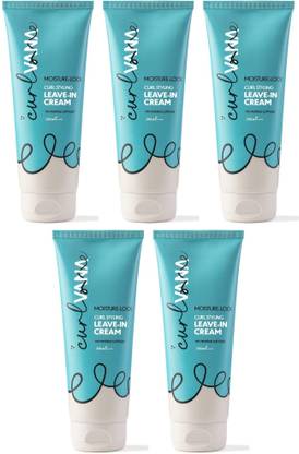 Curlvana Curl-Styling Leave-in Cream for Unisex with Curly, 200ml x Pack of 5