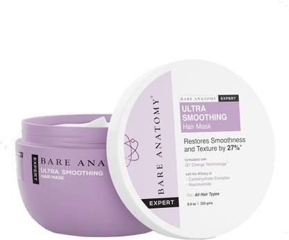 BARE ANATOMY Ultra Smoothing Hair Mask | Smoothens Hair | For Dry & Frizzy Hair