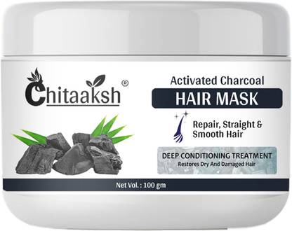 CHITAAKSH Charcoal Deep Cleansing Scalp Scrub & Hair Mask For Dandruff control