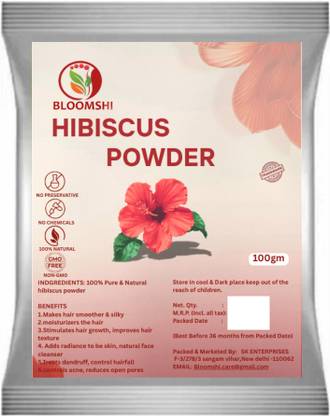 BLOOMSHI 100 % Pure & Natural Hibiscus Powder