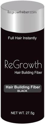 Regrowth hair building fibres, full hair instantly