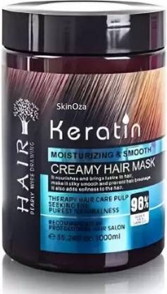 SkinOza Keratin Hair Smoothing Hair SPA Nourishing Cream for Dry & Damaged Hair