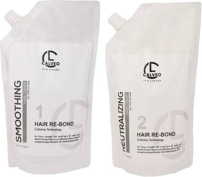 Calveo Straightening kit Smoothing Cream &