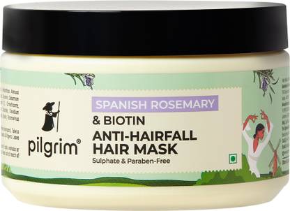 Pilgrim Spanish Rosemary Anti-Hairfall Hair Mask with Biotin Fights Breakage & Hairfall