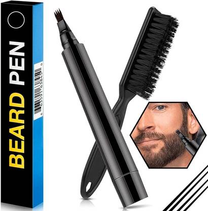 Etezaxist beard pen filler with beard Brush | beard pen for patchy beard