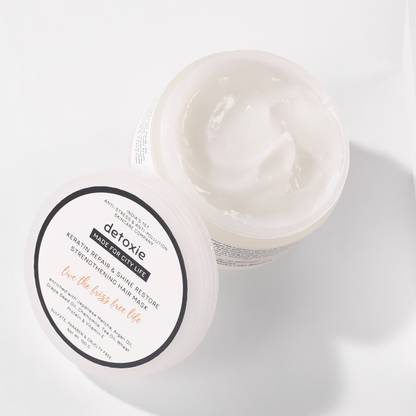 detoxie Keratin Repair & Shine Restore Strengthening Hair Mask,