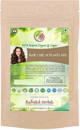 RUDRAKSHHERBALS HAIR CARE 45 PLANTS MIX 100G