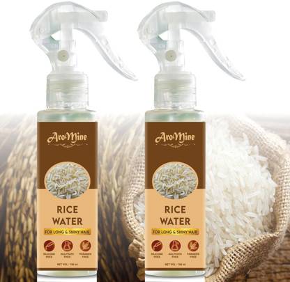 AroMine Rice Water For Hair Growth | Hair Spray for Regrowth | Rice Water Hair Mist-