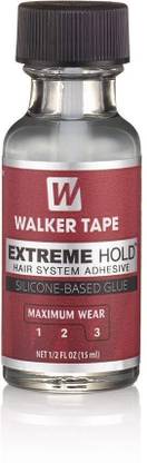 Ritzkart Walker Tape Extreme Hold Silicone-Based Brush-On Adhesive Glue for hair patch .wig/extension 0.5oz