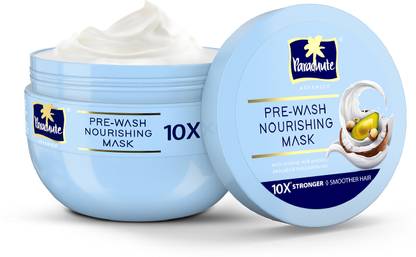 Parachute Advansed Pre- Wash Nourishing Hair Mask for Scalp & Hair, 10X Stronger & Smoother Hair