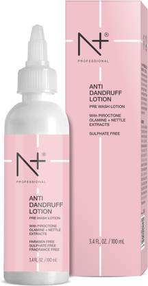N PLUS Anti Dandruff Lotion, Pre wash lotion with Piroctoneolamine + Nettle Extracts