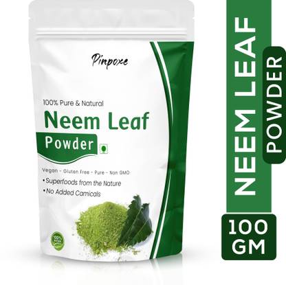 Pinpoxe Premium Quality Neem Leaf Powder 100% Natural 100g (Pack of 1)
