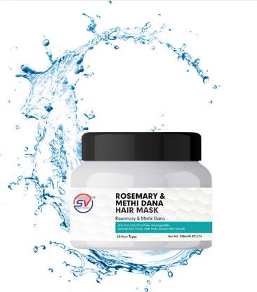 SV PROFESSIONAL Rosemary & Methi Dana Rice Water Hair mask - Hair Fall, Frizz-Free, Dry Scalp