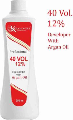 Keramoniks Professional 40 Volume 12% Hair Cream Developer With Argan Oil 250 ml
