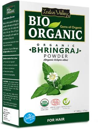 Indus Valley Bio Organic 100% Natural Bhringraj Powder