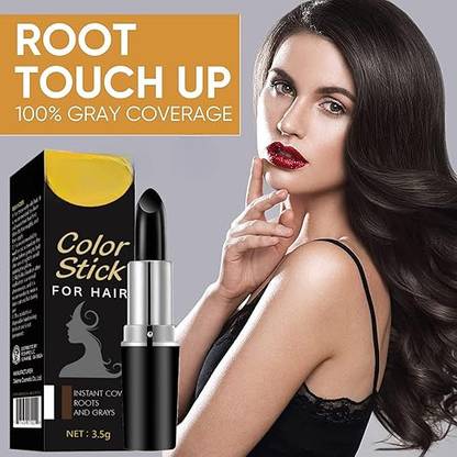 BEAUTYATH Instant Hair Dye Gray Root Coverage Hair Color Modify Cream Stick Temporary , Black