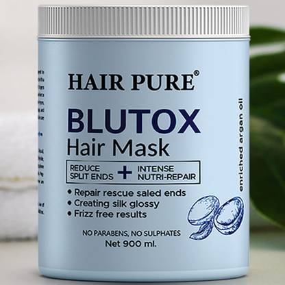 Hair Pure Blutox Hair Mask Reduces Split Ends, Intense Nutri-Repair Treatment