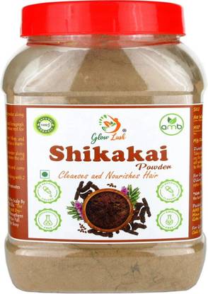 Glow Lush Natural Shikakai Powder -Herbal Hair Wash powder