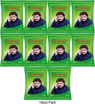 Parampara Natural Hair Henna 30g Pack of 10