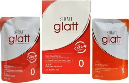 STRAIT GLATT N NEUTRALIZING BALM & NO. O HAIR STRAIGHTENER Hair Cream (240 ml)