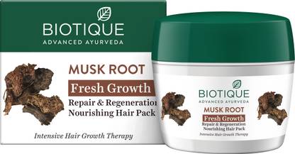 BIOTIQUE Musk Root Fresh Nourishing Treatment| Promotes Hair Growth | Prevents Hair Loss