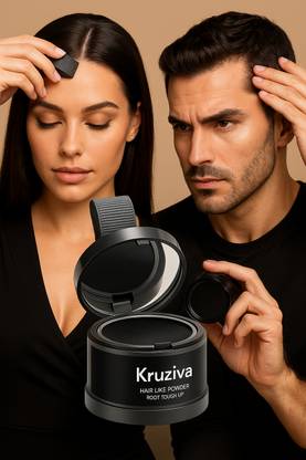 Kruziva Perfect Hairline Powder Stick | Root Concealer & Scalp Shader for Men & Women