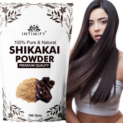 INTIMIFY Shikakai Powder, Conditions And Softens Hair, Promotes Hair Growth