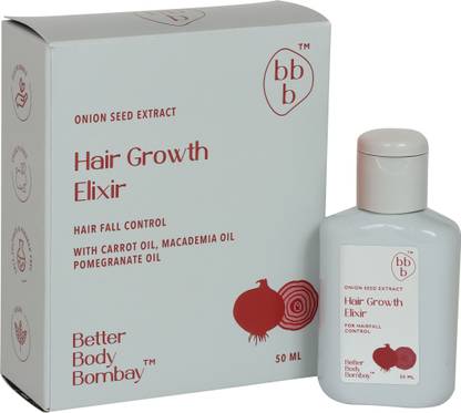 BBB -Better Body Bombay Onion Seed Hair Elixir for Growth, Smoothness, & Nourishment
