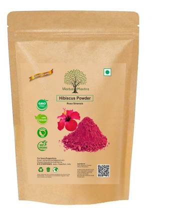 Herbal Mantra Bio Organic 100% Natural Hibiscus Powder (100 g)