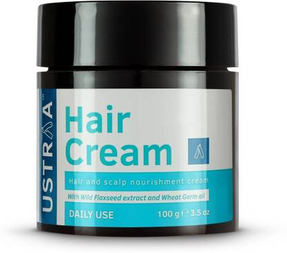 USTRAA Hair Cream for Men - For Daily Use with Light Hold - Style & Nourishment Hair Cream