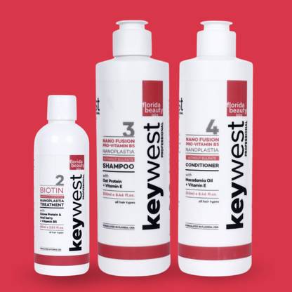 Keywest Professional Nanoplastia Treatment Kit, Combo Pack of 3